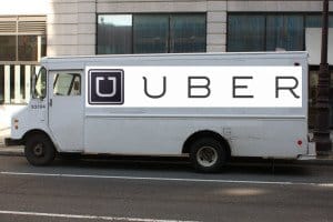 Uber Delivery Van