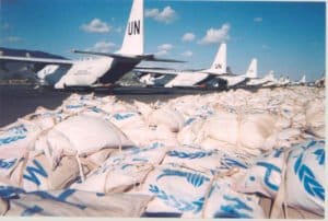 Un c 130 food delivery rumbek sudan