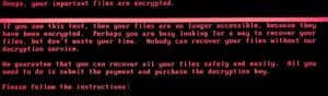 FI wannamore ransomware screenshot