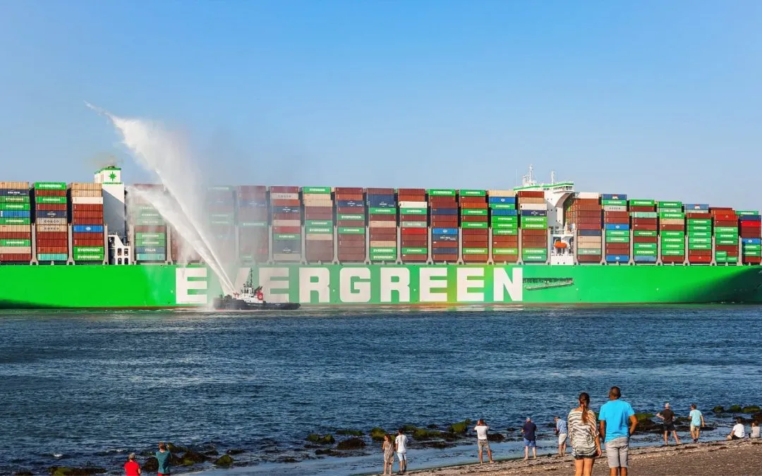The Largest Container Ship in the World Arrived in Rotterdam