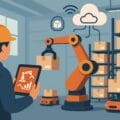 A warehouse worker empowered by automation