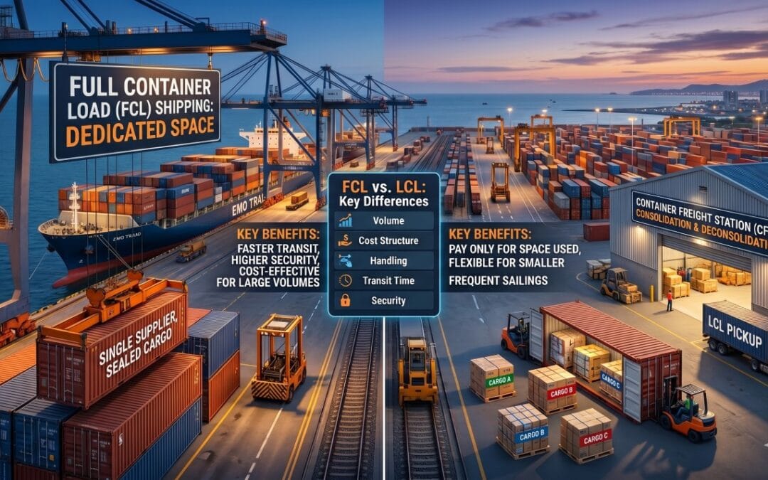 Exploring the Key Differences Between FCL and LCL Shipping